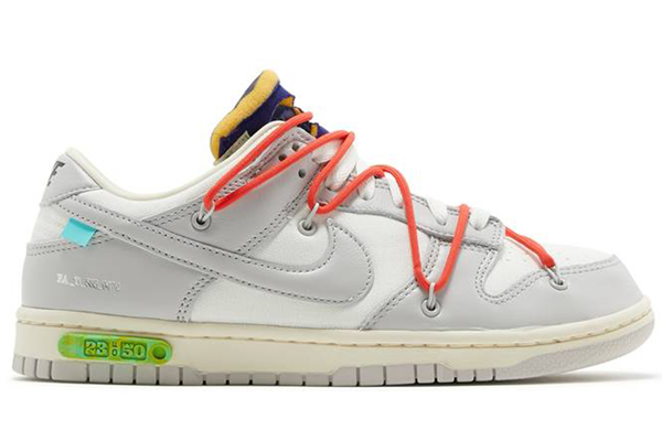 Lot 23 Of 50 Off White X Dunk Low DM1602 126